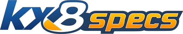 kx8 specs homepage logo